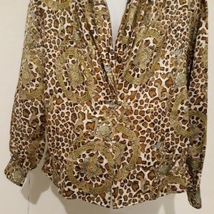 Silk Blouse NWT VTG 1980's by St. Denis